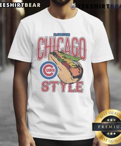 Awesome MLB x Flavortown Chicago Cubs T-Shirt featuring vibrant graphics and a stylish design for baseball fans.
