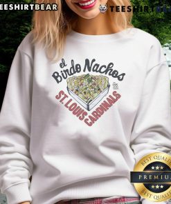 Awesome MLB X Flavortown St. Louis Cardinals El Bindo Nachos sweatshirt featuring vibrant colors and iconic team logo.