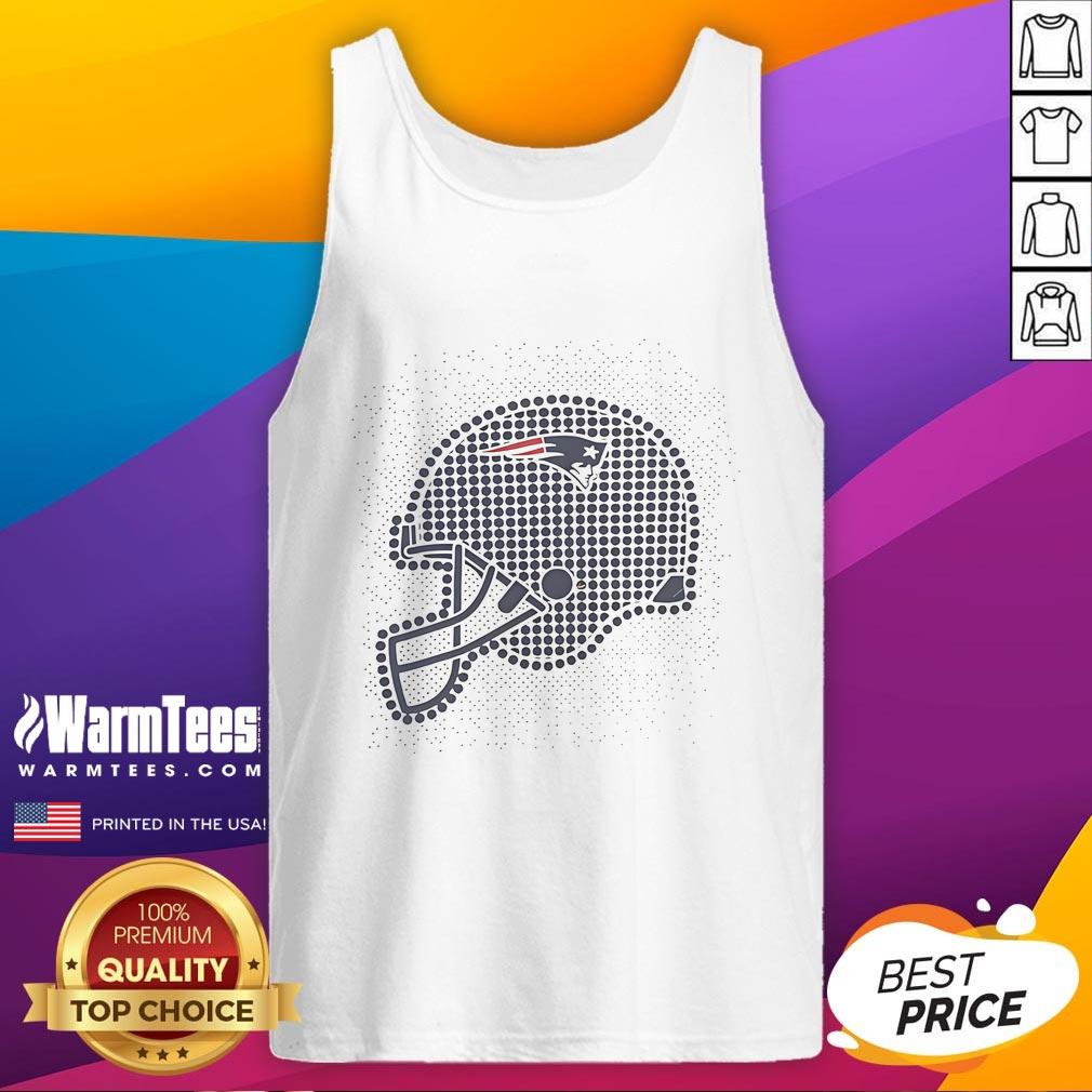 Awesome New England Patriots Polka Dots Helmet Tank Top Awesome New England Patriots polka dots helmet tank top featuring team colors and logo for stylish game day wear.