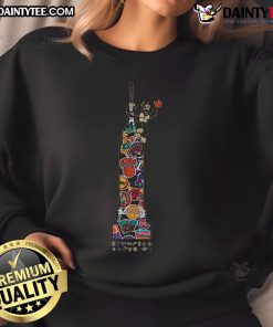 Awesome New York Knicks Hardwood Classics King Kong sweatshirt featuring bold team colors and iconic design.