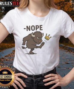 Awesome No Kings Buffalo Ladies Tee featuring a stylish design and comfortable fit for casual wear.