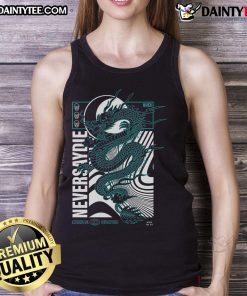 Awesome NSDR Draco Never Say Die Records tank top featuring a dragon design, perfect for fans in London, UK, and worldwide.