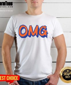 Awesome NY OMG New York baseball T-shirt featuring a bold design and vibrant colors, perfect for fans and casual wear.