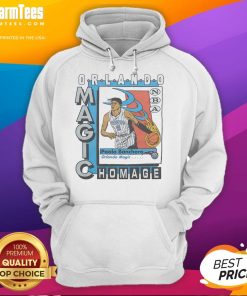Awesome Orlando Magic trading card hoodie featuring Paolo Banchero, perfect for fans and collectors of NBA apparel.