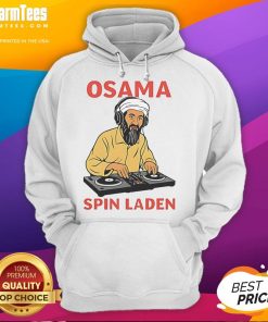 Awesome Osama Spin Laden Player DJ meme hoodie featuring a vibrant graphic design and bold colors for music lovers.