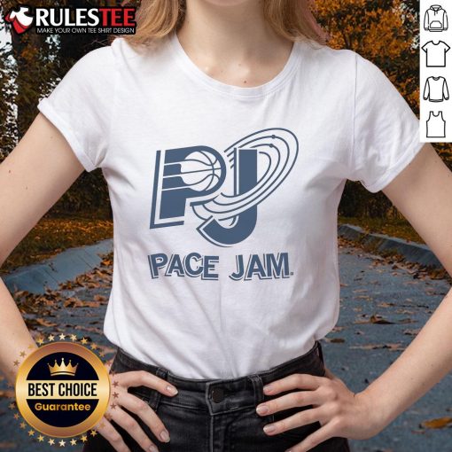 Awesome Pace Jam Ladies Tee featuring a vibrant design and comfortable fit, perfect for fans of the classic movie.