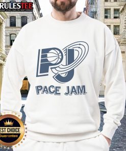 Stylish Awesome Pace Jam Sweatshirt featuring vibrant colors and a comfortable fit, perfect for casual outings and workouts.
