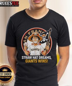 Awesome San Francisco Giants Straw Hat Dreams T-Shirt featuring vibrant graphics celebrating Giants wins and team spirit.