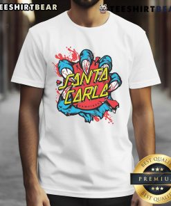 Awesome Santa Carla Baseball Vampires T-Shirt featuring a vintage design and spooky graphics for fans of The Lost Boys.