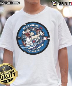 Awesome Seiya Suzuki Chicago Cubs Japanese anime T-shirt featuring vibrant graphics and a stylish design for fans.