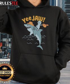 Awesome Shark Yee Jaw Hoodie featuring a vibrant shark graphic and comfortable fit for casual style.