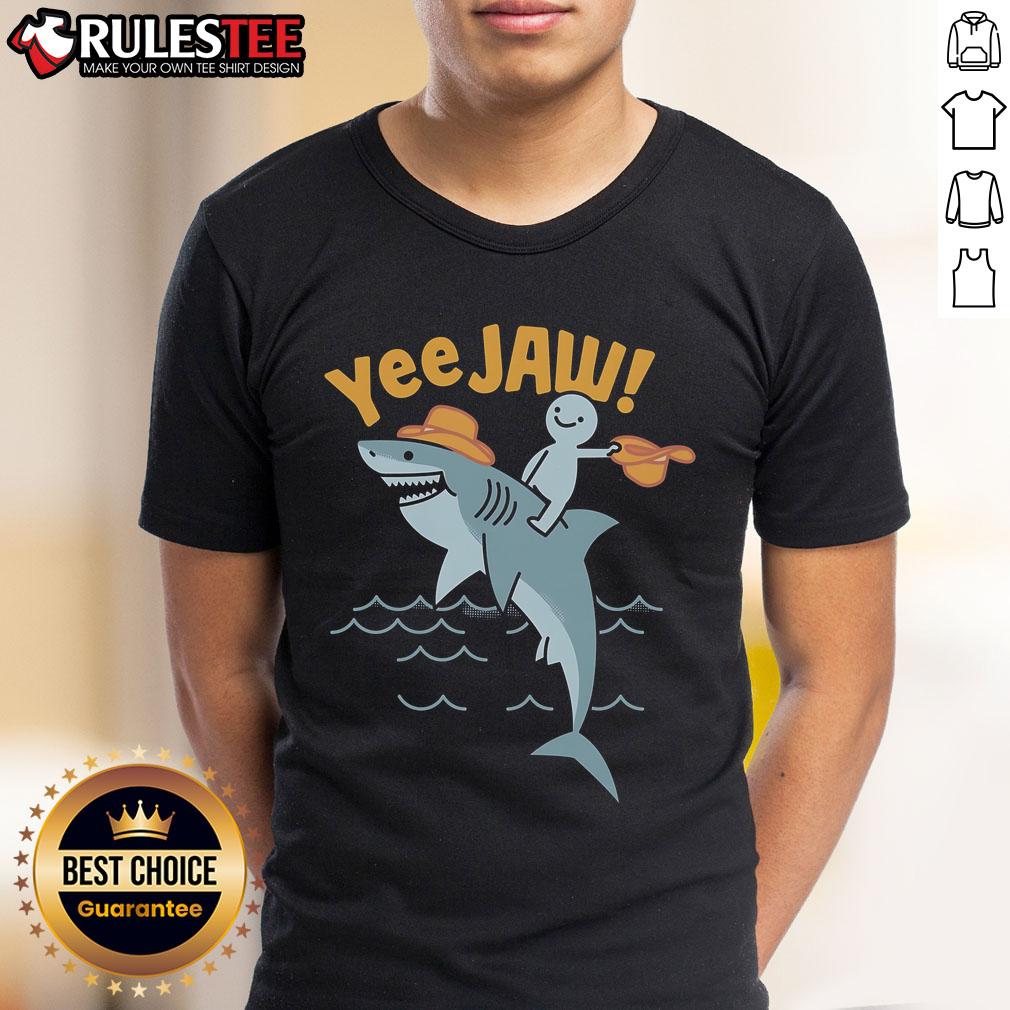 Awesome Shark Yee Jaw T Shirt Alt Text: Awesome Shark Yee Jaw T-Shirt featuring a bold shark graphic and vibrant colors, perfect for ocean lovers.