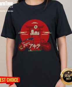Awesome Snoopy X Akira Vanpelt Beagle Ladies Tee featuring a stylish design of Snoopy and a beagle graphic.