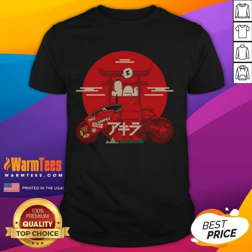 Awesome Snoopy X Akira Vanpelt Beagle T-Shirt featuring a colorful graphic design of Snoopy and a stylish beagle illustration.