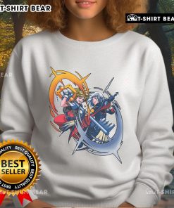 Awesome Sora vs Riku rival battle Kingdom Hearts keyblade duel sweatshirt showcasing epic character showdown.