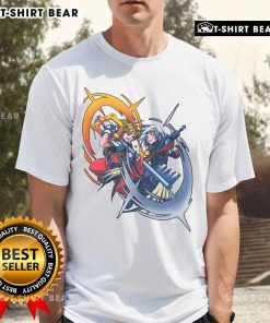 Awesome Sora vs Riku rival battle Keyblade duel T-shirt showcasing epic Kingdom Hearts design, perfect for fans.