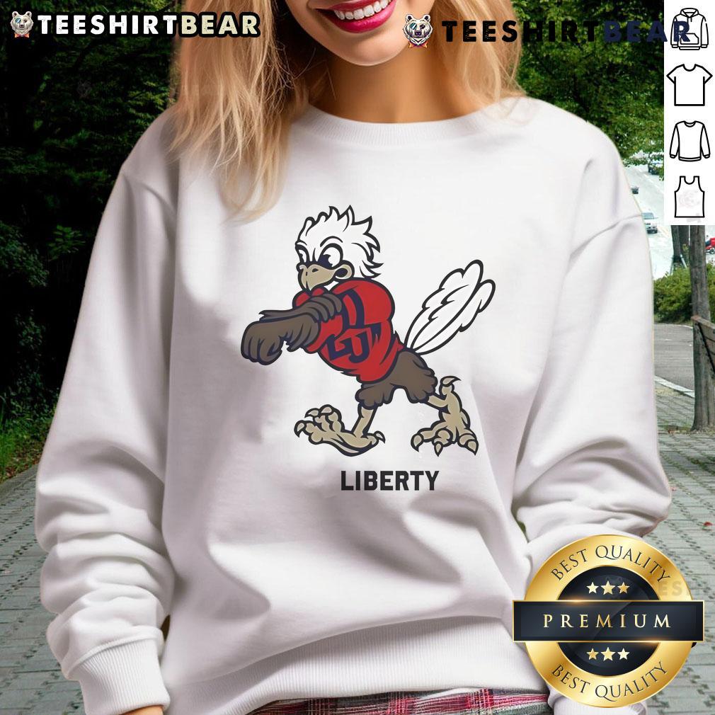 Awesome Sparky Liberty Mascot Sweatshirt Awesome Sparky Liberty mascot sweatshirt featuring a vibrant design and cozy fit, perfect for team spirit and comfort.