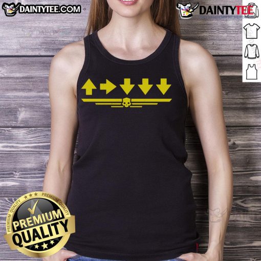 Awesome The Almighty 500KG Helldivers 2 Tank Top featuring a bold design and vibrant colors for fans of the game.