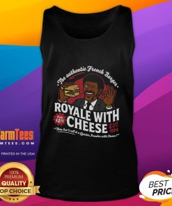 Awesome Authentic French Burger Royale With Cheese Est 1994 tank top featuring a bold graphic design.