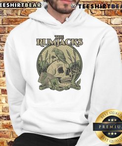 Awesome The Rumjacks Crow Skull hoodie from Sydney, Australia, established 2008, showcasing unique band merchandise.