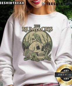 Awesome The Rumjacks Crow Skull Sydney Australia Est 2008 Sweatshirt featuring unique design and vibrant colors.