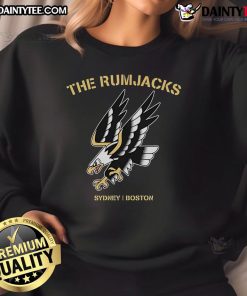 Awesome The Rumjacks Sydney Boston Eagle Sweatshirt featuring vibrant design and cozy fit, perfect for fans.
