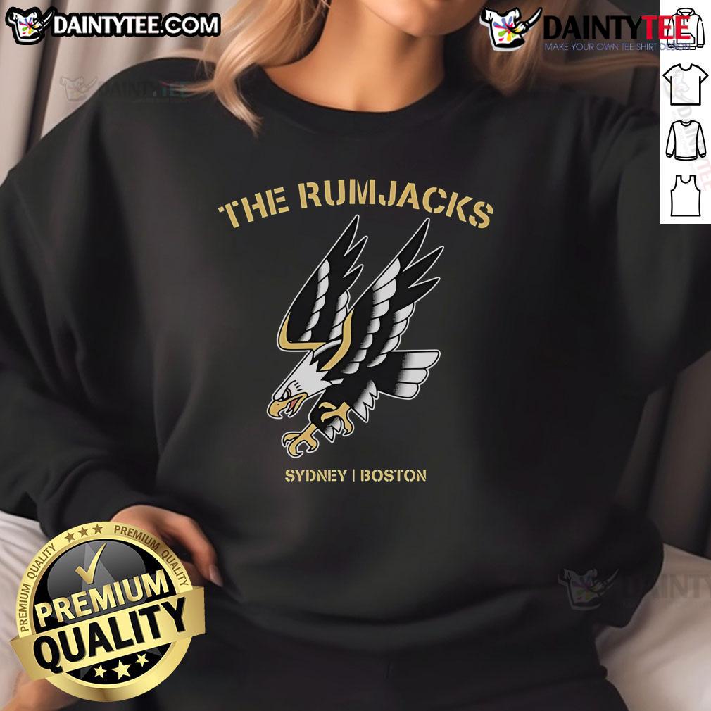 Awesome The Rumjacks Sydney Boston Eagle Sweatshirt Awesome The Rumjacks Sydney Boston Eagle Sweatshirt featuring vibrant design and cozy fit, perfect for fans.