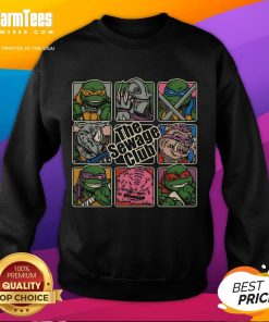 Awesome The Sewage Bunch Club Ninja Turtle Sweatshirt featuring vibrant graphics and a comfortable fit for fans.