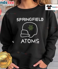 Awesome The Simpsons Springfield Atoms Sweatshirt featuring vibrant graphics and a cozy design for fans of the show.