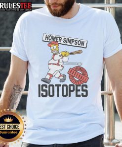 Awesome The Simpsons Springfield Isotopes T-Shirt featuring vibrant graphics and a fun design for fans of the show.