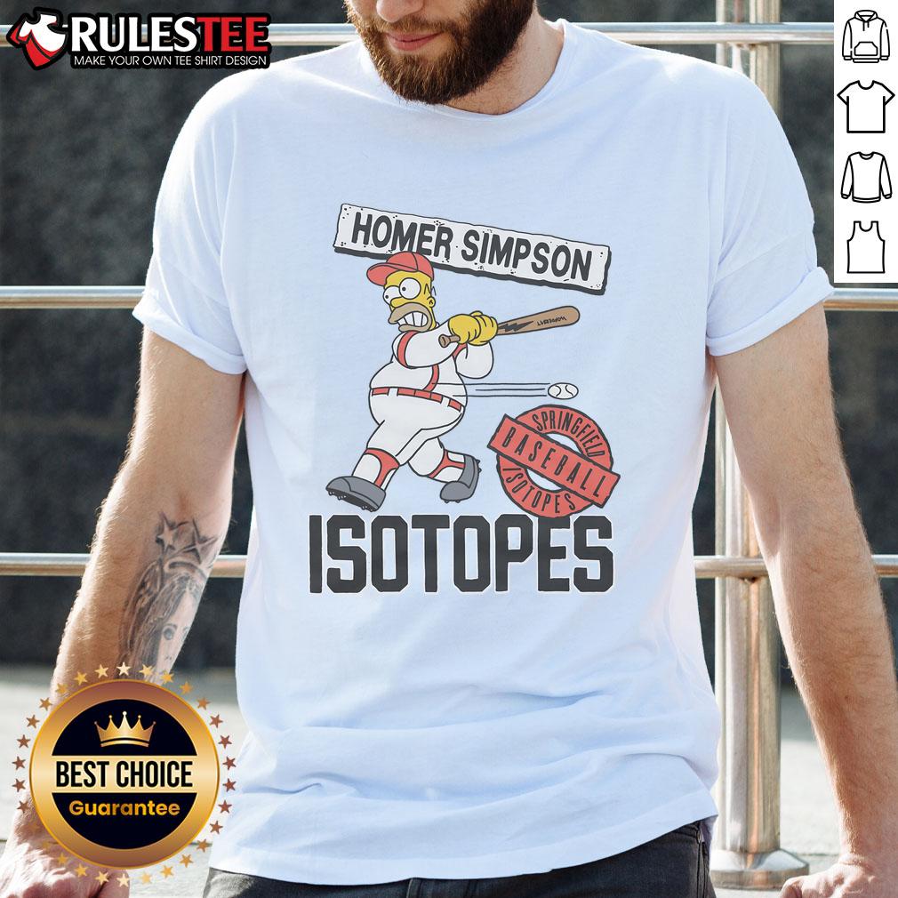 Awesome The Simpsons Springfield Isotopes T Shirt Awesome The Simpsons Springfield Isotopes T-Shirt featuring vibrant graphics and a fun design for fans of the show.