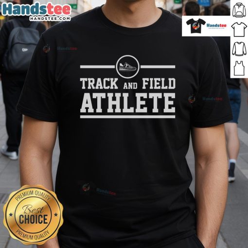 Awesome Track And Field Athlete T-Shirt featuring a dynamic design perfect for sports enthusiasts and athletes.