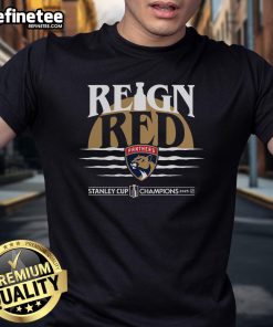 Alt Text: Official Florida Panthers 2025 Stanley Cup Champions T-Shirt featuring hometown DNA design in team colors.