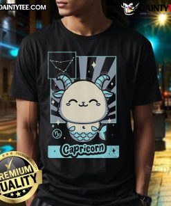 Cute Astrology Kawaii Zodiac Capricorn T-Shirt featuring adorable Capricorn graphics and vibrant colors for astrology lovers.