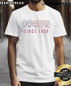 Alt Text: Cute Barbie Since 1959 Cutie T-Shirt design featuring vibrant colors and playful graphics celebrating Barbie's legacy.