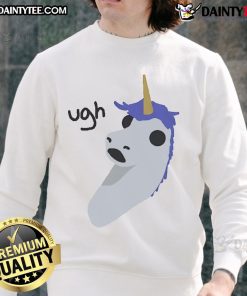 Alt Text: Cute Bjorn Von Unicorn Ugh sweatshirt from the Land of Poptopia, featuring vibrant colors and whimsical design.
