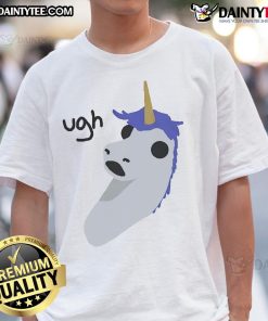 Alt Text: Cute Bjorn Von Unicorn Ugh Land Of Poptopia T-Shirt featuring a colorful unicorn graphic on a vibrant tee.