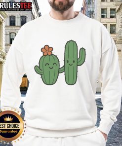 Cute cactus funny sweatshirt featuring a playful cactus design, perfect for casual wear and cactus lovers.