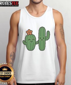 Cute cactus funny tank top featuring a playful cactus design, perfect for casual summer outings and plant lovers.