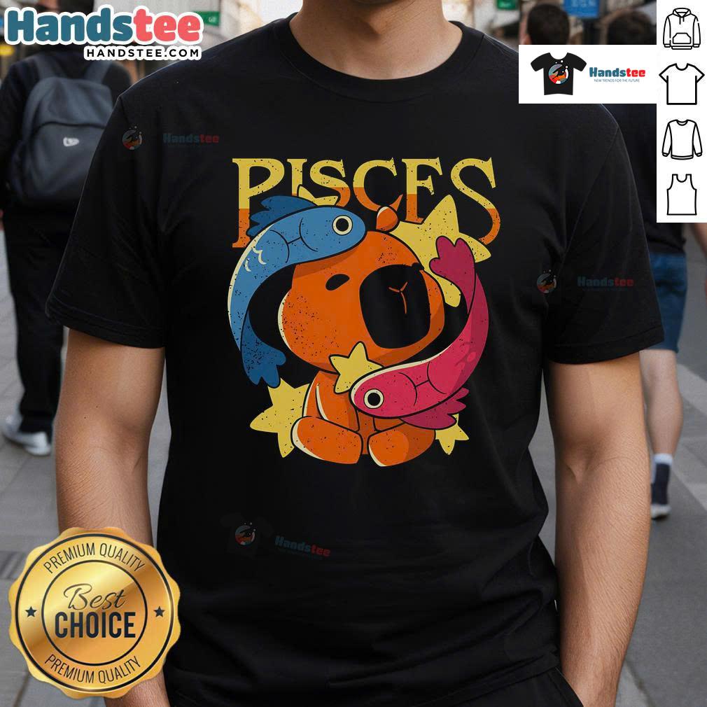 Cute Capybara Pisces T-Shirt