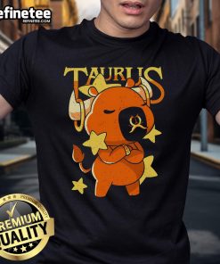 Adorable Cute Capybara Taurus T-Shirt featuring a playful capybara design, perfect for zodiac lovers and animal enthusiasts.