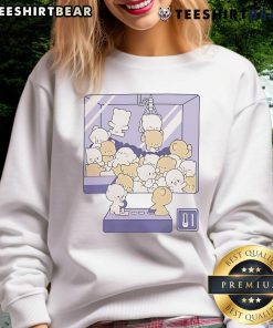 Alt Text: Cute claw machine bear sweatshirt featuring a playful bear graphic, perfect for cozy casual wear.