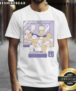 Cute Claw Machine Bear T-Shirt featuring an adorable bear graphic, perfect for casual wear and claw machine enthusiasts.