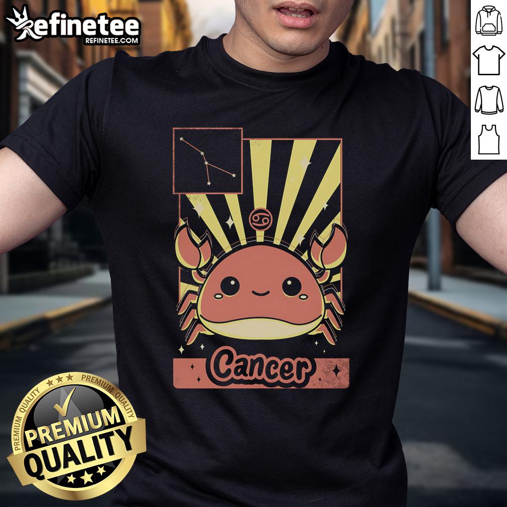 Cute Crab Zodiac T Shirt Adorable Cute Crab Zodiac T-Shirt featuring a charming crab design perfect for astrology enthusiasts and casual wear.