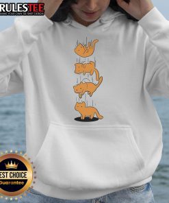 Cute falling cat hoodie featuring a playful cat design, perfect for cat lovers looking for cozy, stylish apparel.
