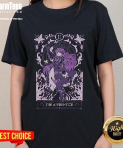 Alt Text: Cute Fern from The Apprentice: Freiren Beyond Journey's End on a stylish ladies tee, perfect for fans and casual wear.