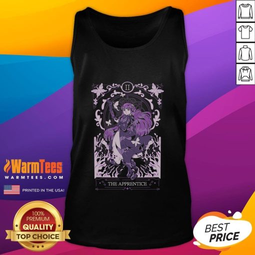 Alt Text: Cute Fern tank top inspired by The Apprentice: Freiren Beyond Journey's End featuring vibrant design and soft fabric.
