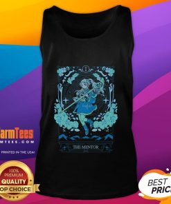 Alt Text: Cute Freiren the Mentor tank top from Freiren: Beyond Journey's End featuring vibrant anime artwork and stylish design.