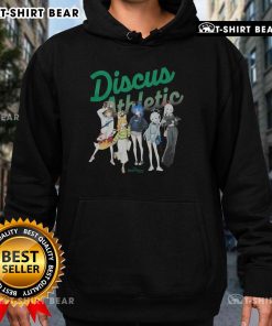 Adorable blue archive discus athletic hoodie featuring a playful design, perfect for casual wear and sports activities.