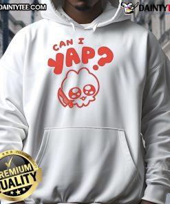 Alt Text: Cute Giraffalope Can I Yap Hoodie featuring a whimsical giraffe and antelope design, perfect for animal lovers.